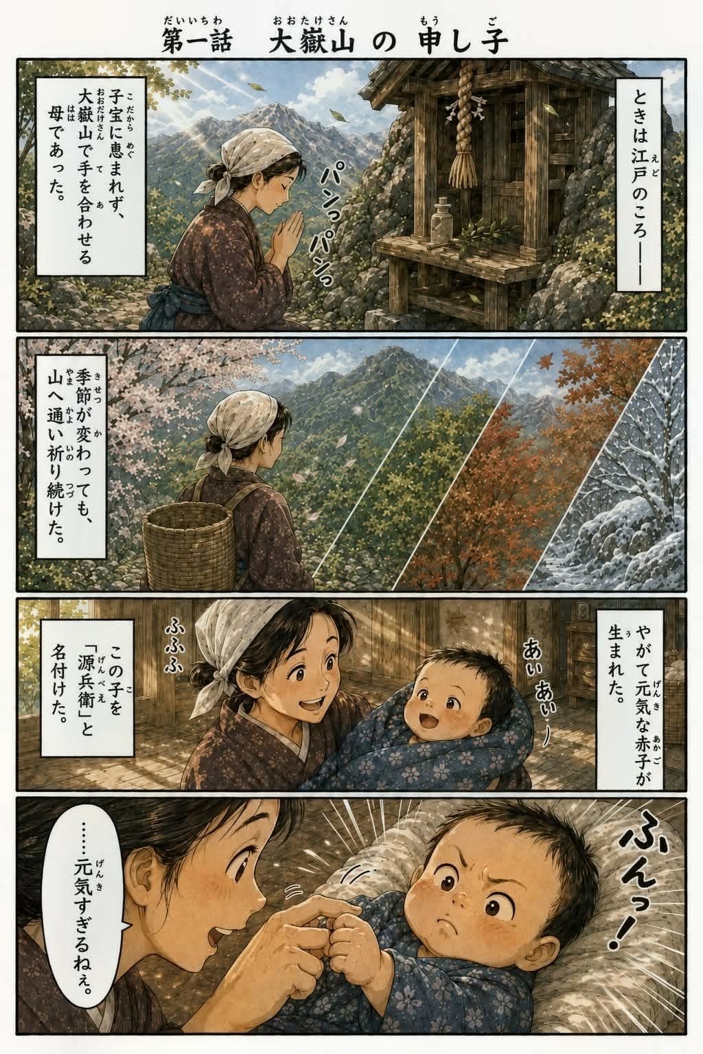 第一話 大嶽山の申し子